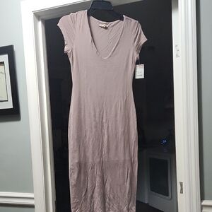 See You Monday Dusty Pink Midi Dress